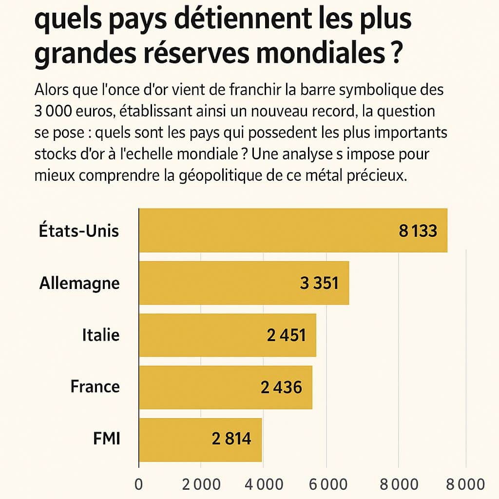 Or réserve mondiale